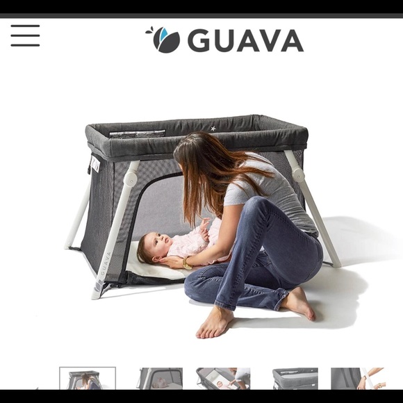 Guava Lotus Bassinet/Crib convertible pack & play - Picture 6 of 9